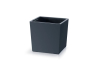 Горщик для квітів Prosperplast URBI SQUARE LOW 24х24х23.5см квадратний із вкладишем антрацит (88489-433) - 1