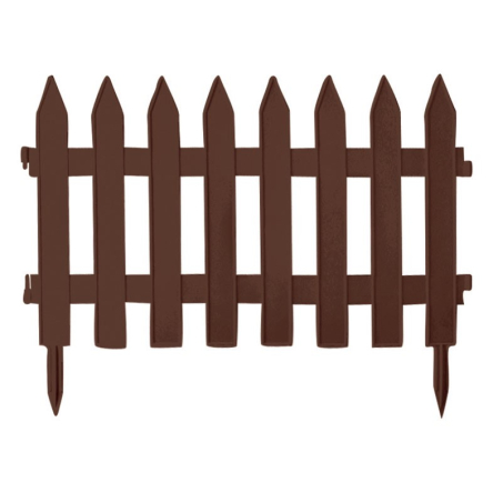 Заборчик декоративный Prosperplast Garden Classic 360х1.5х52см коричневый (40312-222) - 1