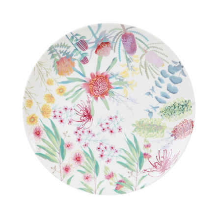 AW0622 Блюдо кругле ROYAL BOTANIC GARDENS NATIVE BLOOMS, порцеляна, діам. 33 см - 1