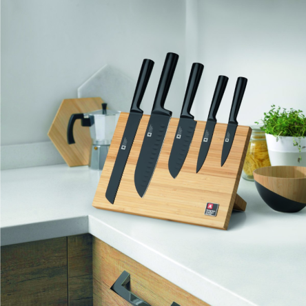 Набор ножей с магнитной подставкой Richardson Sheffield Nox, 5 пр. - 3