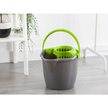 Відро пластикове YORK МОП 12л кругле+ віджим (YR-2369) - 7 Відро пластикове YORK МОП 12л кругле+ віджим (YR-2369) - 7