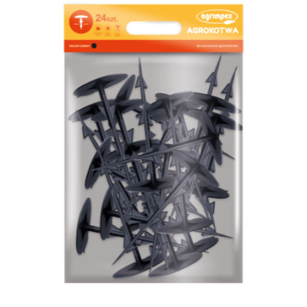 Кілочки для фіксації агроволокна, 50 шт. чорний (Agro-E0045) - 1 Кілочки для фіксації агроволокна, 50 шт. чорний (Agro-E0045) - 1