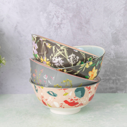 Набор мисок Kitchen Craft Boho Floral, керамика, диам. 15,5 см, 4 шт. - 2