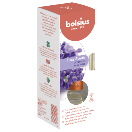 Дифузор Bolsius True Scents Lawenda 45мл з паличками (BOL-806777) - 2 Дифузор Bolsius True Scents Lawenda 45мл з паличками (BOL-806777) - 2
