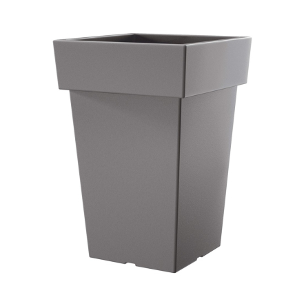 Горшок для цветов Prosperplast LOFLY квадратный высокий 30х44см серый (70722-405) - 1