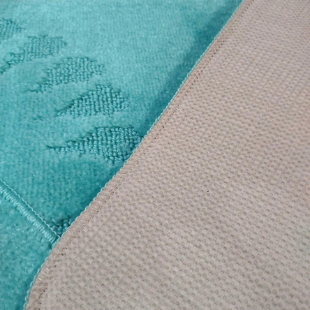 Набор ковриков TM Bravira серия Classik (50х80, 40х50см) бирюзовый Turquoise, полипропилен (CLT202006-164) - 4 Набор ковриков TM Bravira серия Classik (50х80, 40х50см) бирюзовый Turquoise, полипропилен (CLT202006-164) - 4