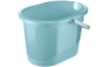 Відро пластикове Keeeper овальне з носиком 13л блакитне (KEE-10787) - 6