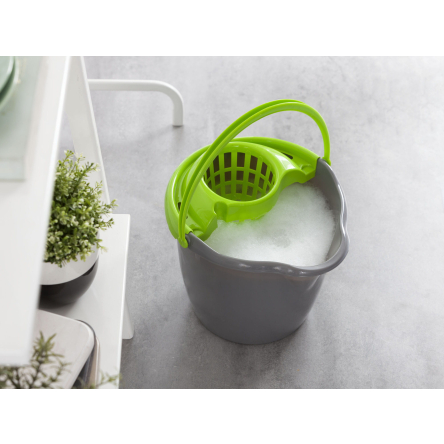 Відро пластикове YORK МОП 12л кругле+ віджим (YR-2369) - 6 Відро пластикове YORK МОП 12л кругле+ віджим (YR-2369) - 6