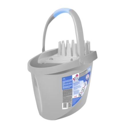 Відро пластикове YORK BACTERIA STOP 12л овальне +віджим (YR-70000) - 1