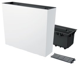 Балконний ящик Prosperplast URBI CASE 58х18х49.8см білий (73607-449)