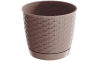 Горшок для цветов Prosperplast RATOLLA круглый 14.5х13см мокко (70762-7529) - 1