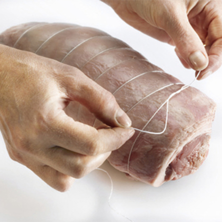 Нить многоразовая кухонная белая Kitchen Craft, моток 60 м - 2