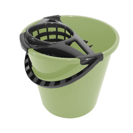 Ведро пластиковое YORK МОП 10л круглое + выжиматель (YR-4547) - 4 Ведро пластиковое YORK МОП 10л круглое + выжиматель (YR-4547) - 4