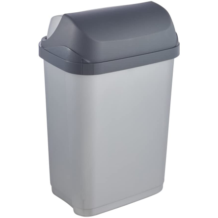 Контейнер для сміття Keeeper ROLLTOP 25л срібло (КЕЕ-0454.1) - 2