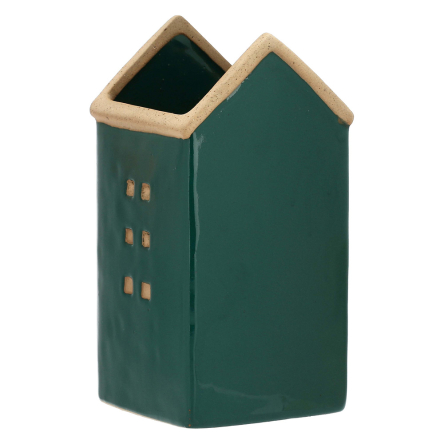 H234000001 Кашпо Rituali Domestici DICASA, керамическое, зеленое, 10,5 х 10,5 х 20,5 см - 7