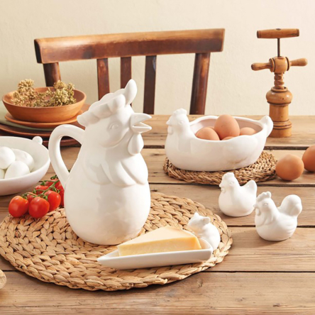 U10011097U00 Тарілка серверувальна для сиру La Porcellana Bianca FATTORIA,"миша", 20,5 х 12 х 5,5 см - 3