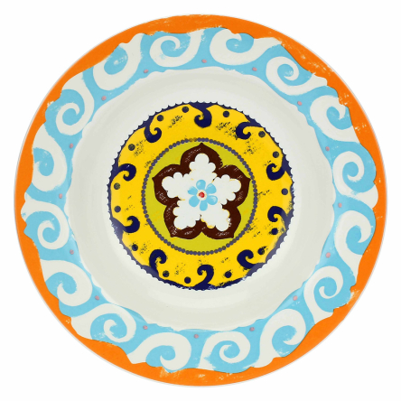 Набор тарелок для супа Rose&Tulipani Milano NADOR, керамика, диам. 23 см, 6 шт. - 7 Набор тарелок для супа Rose&Tulipani Milano NADOR, керамика, диам. 23 см, 6 шт. - 7