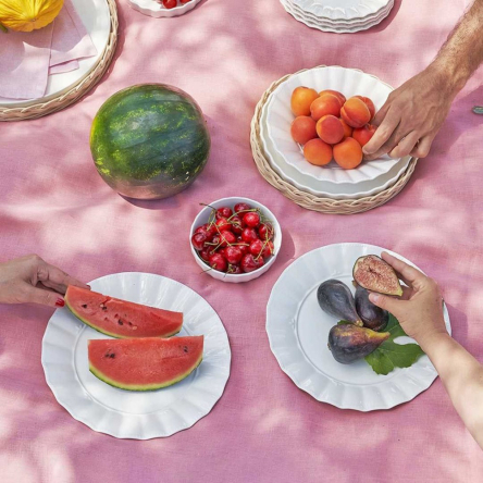 P003600001 Тарілка обідня La Porcellana Bianca DUCALE, порцеляна, діам. 26,5 см - 2