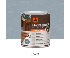 Лак-морилка для дерева 2.5л сірий (DRG-64004)