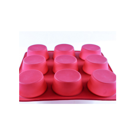 Форма силіконова MysSilicone для випікання тарталеток 9шт малинова (MYS-609) - 3 Форма силіконова MysSilicone для випікання тарталеток 9шт малинова (MYS-609) - 3