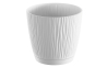 Горшок для цветов Prosperplast SANDY с подставкой 19х17.5см белый (26781-449) - 1
