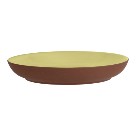 LM0024 Тарілка обідня SIENNA жовта, кераміка, діам. 26,5 см - 1