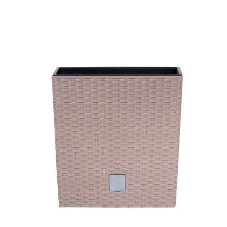 Горщик для квітів Prosperplast RATO квадратний низький із вставкою 20х20.2см мокка (70892-7529) - 2 Горщик для квітів Prosperplast RATO квадратний низький із вставкою 20х20.2см мокка (70892-7529) - 2