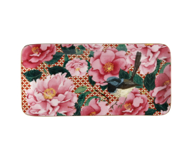 HV0173 Блюдо сервірувальне TEAS &amp; C`S Silk Road Cherry Red, порцелянове,  25 х 12 см