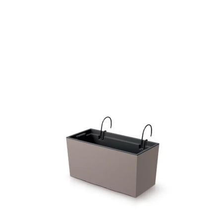 Балконний ящик Prosperplast URBI CASE навісний 39.5х18.5х19.5см мокка (74987-7529) - 1