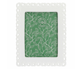 P003901318 Рамка для фото La Porcellana Bianca VALENTINO, фарфор, 13 х 18 см