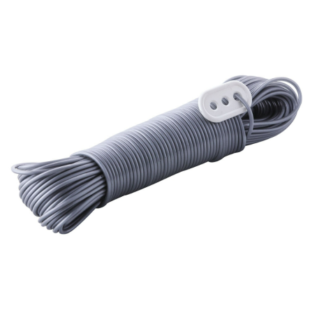 Шнур бельевой ПВХ металлизированный с натяжителем 30м (MTM-3255) - 1 Шнур бельевой ПВХ металлизированный с натяжителем 30м (MTM-3255) - 1