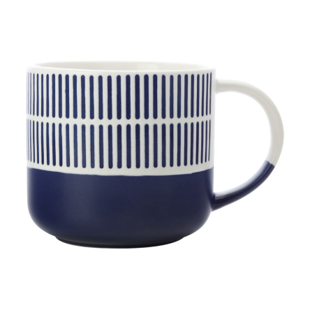 KL0220 Кухоль ARCHES Navy, порцеляна, 400 мл - 1 KL0220 Кухоль ARCHES Navy, порцеляна, 400 мл - 1