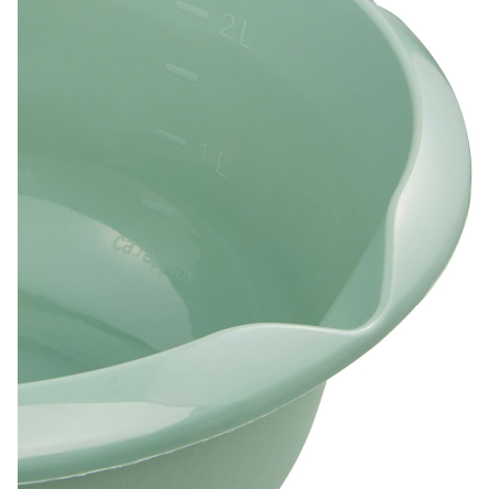 Миска пластиковая Keeeper с отливом зеленая 2.5л (KEE-0552.1) - 4