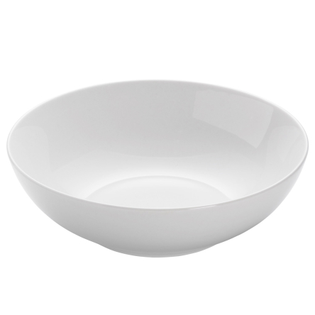 P1020 Тарілка глибока WHITE BASICS ROUND порцелянова, 20 х 6,5 см - 1