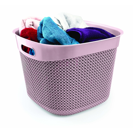 Кошик UCS DROP DESIGN квадратний 36л пудрово-рожевий (UCS-169008.1) - 1 Кошик UCS DROP DESIGN квадратний 36л пудрово-рожевий (UCS-169008.1) - 1