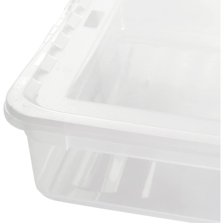 Ящик для зберігання Keeeper BASIXX з кришкою прозорий 9 л (КЕЕ-0591) - 6
