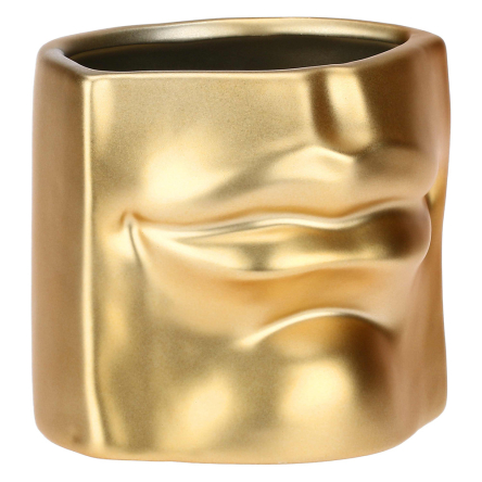 Ваза Rituali Domestici AUGUSTO MOUTH GOLD, керамика, 11 х 9 х 10 см - 6