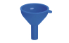 Воронка Kitchen Craft, силикон, синий, диам. 4,5 см - 1 Воронка Kitchen Craft, силикон, синий, диам. 4,5 см - 1