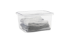 Ящик для хранения Plast Team BASIC с крышкой 20л прозрачный (TEA-2296) - 3