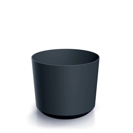 Горщик для квітів Prosperplast TUBO 20х20х17.7см круглий антрацит (66293-433) - 1
