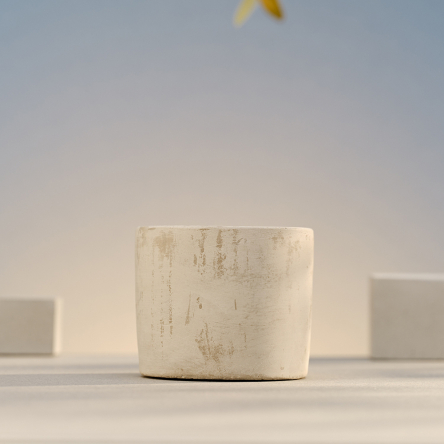 Свеча Bougies La Française в кашпо BETON, лемонграсс, 11 х 11 х 9,5 см, 400 г - 4