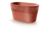 Горшок для цветов Prosperplast FURU 27.7х14.7х14.8см овальный медный (73768-7598) - 1