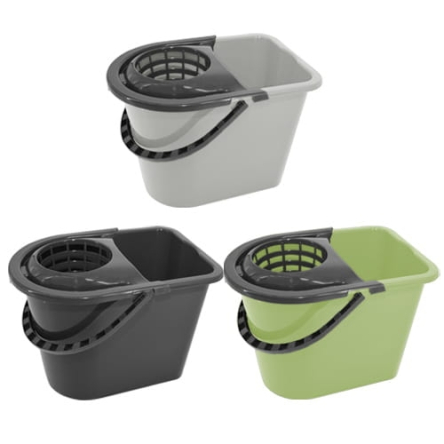 Відро пластикове YORK МОП 14л прямокутне+ віджим (YR-617) - 1 Відро пластикове YORK МОП 14л прямокутне+ віджим (YR-617) - 1