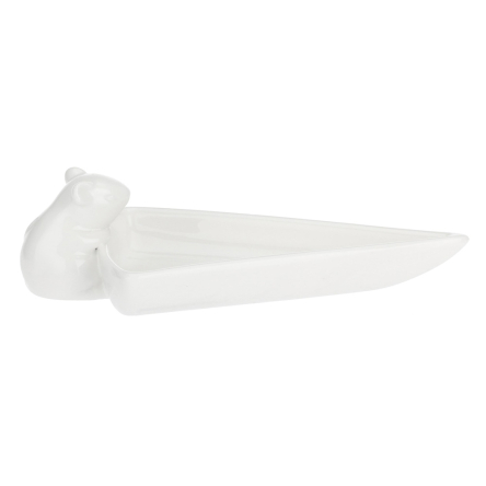 U10011097U00 Тарілка серверувальна для сиру La Porcellana Bianca FATTORIA,"миша", 20,5 х 12 х 5,5 см - 6