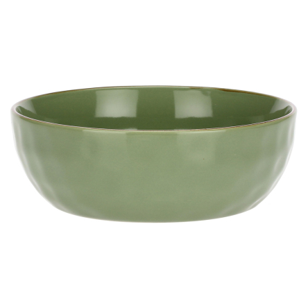 Миска для салата Rose&amp;Tulipani Milano CONCERTO VERDE OLIVA, керамограніт, олива, діам. 20 см - 1
