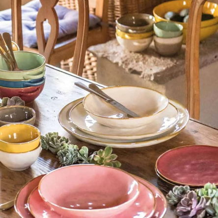 Мисочка Rose&amp;Tulipani Milano CONCERTO AVORIO, керамограніт, кремовий, 8 х 8 см - 5