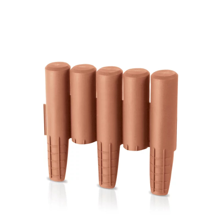 Парканчик декоративний Prosperplast Palisada 270x45x155/24см теракотовий (40053-624) - 1