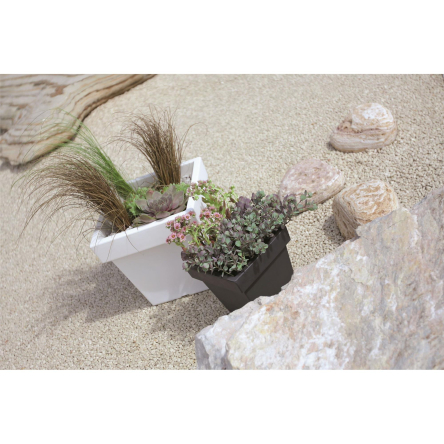 Горщик для квітів Prosperplast LOFLY квадратний 30х27см сірий (70719-405) - 3 Горщик для квітів Prosperplast LOFLY квадратний 30х27см сірий (70719-405) - 3