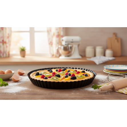 Форма SNB антипригарна чорна для випікання піци 30см (SNB-99030) - 4 Форма SNB антипригарна чорна для випікання піци 30см (SNB-99030) - 4
