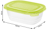 Контейнер пластиковый Rotho SUNSHINE для хранения продуктов 0.5л( RTH-17233) - 2